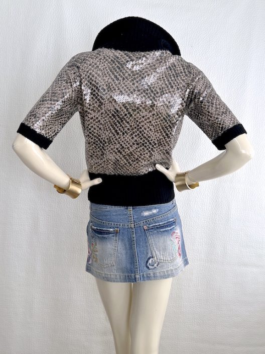 Laurel Paris knitted jacket-embellished with sequins
