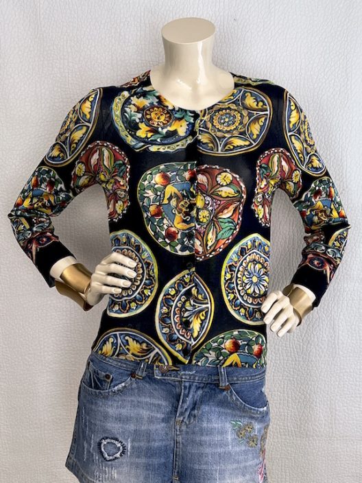 Dolce & Gabbana silk cardigan