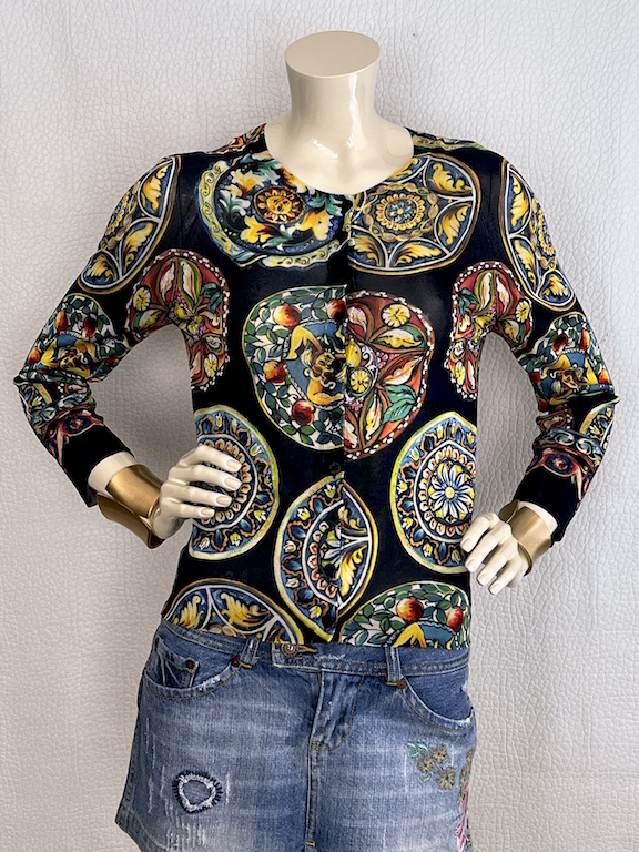 Dolce & Gabbana silk cardigan