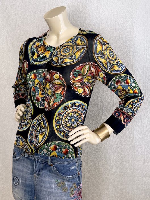 Dolce & Gabbana silk cardigan