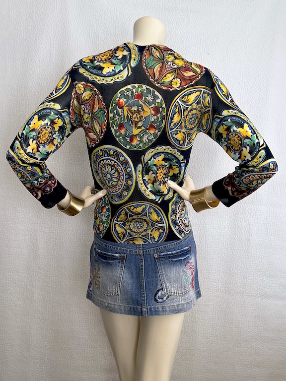 Dolce & Gabbana silk cardigan