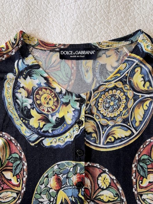 Dolce & Gabbana silk cardigan