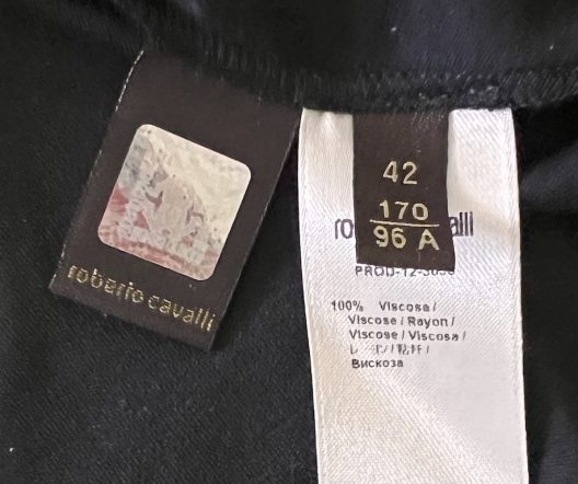 Roberto Cavalli cotton t-shirt embellished with rhinestones