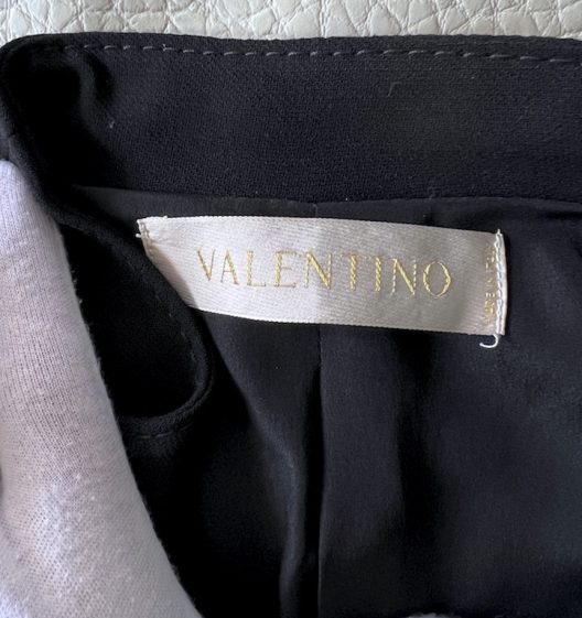 RARE Valentino black wool suit