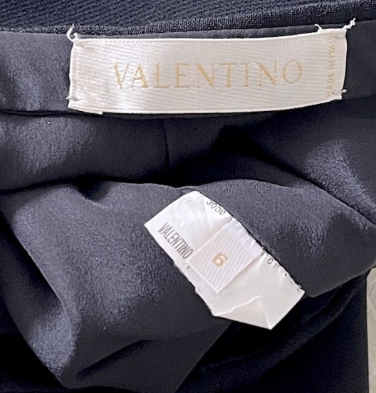 RARE Valentino black wool suit