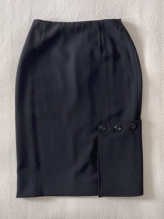 RARE Valentino black wool suit