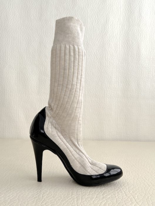 S/S 2014 Chanel Heels 100mm "CC" logo