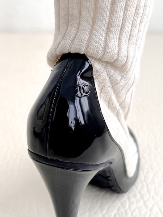 S/S 2014 Chanel Heels 100mm "CC" logo