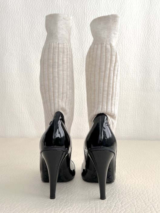 S/S 2014 Chanel Heels 100mm "CC" logo