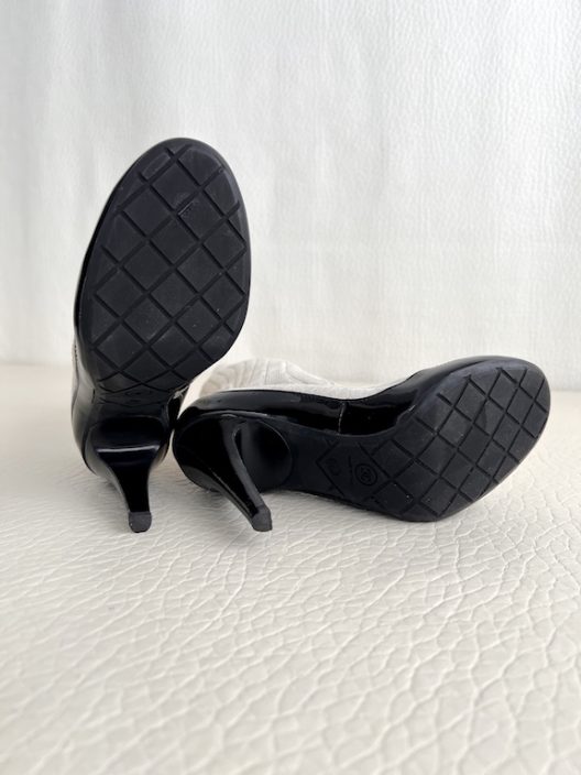 S/S 2014 Chanel Heels 100mm "CC" logo
