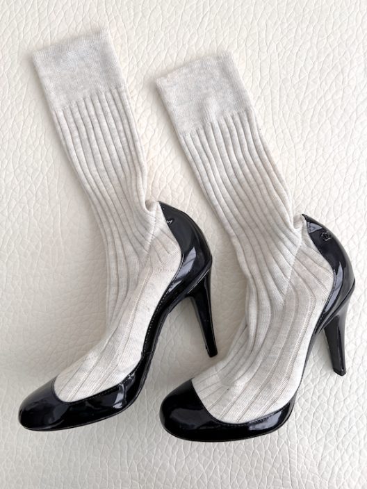 S/S 2014 Chanel Heels 100mm "CC" logo
