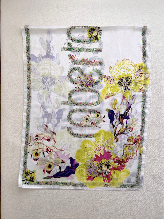 Roberto Cavalli oversized silk scarf