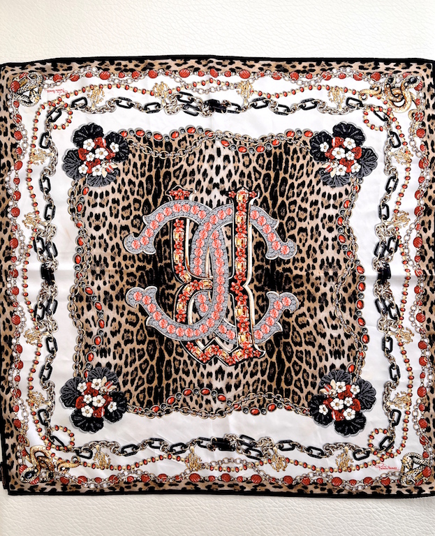 Roberto Cavalli silk scarf