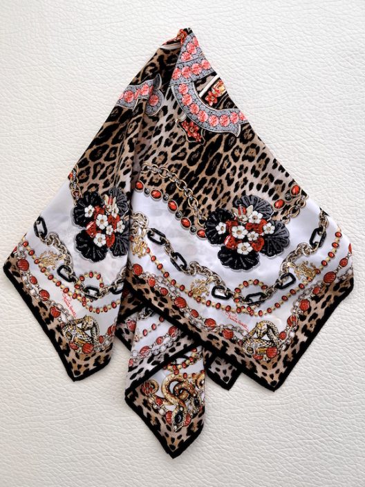 Roberto Cavalli silk scarf