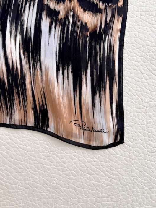 Roberto Cavalli oversized silk scarf