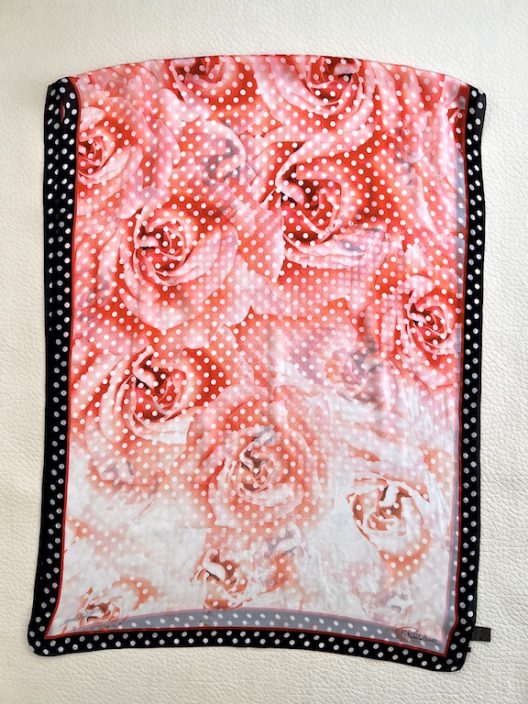 Roberto Cavalli oversized silk scarf