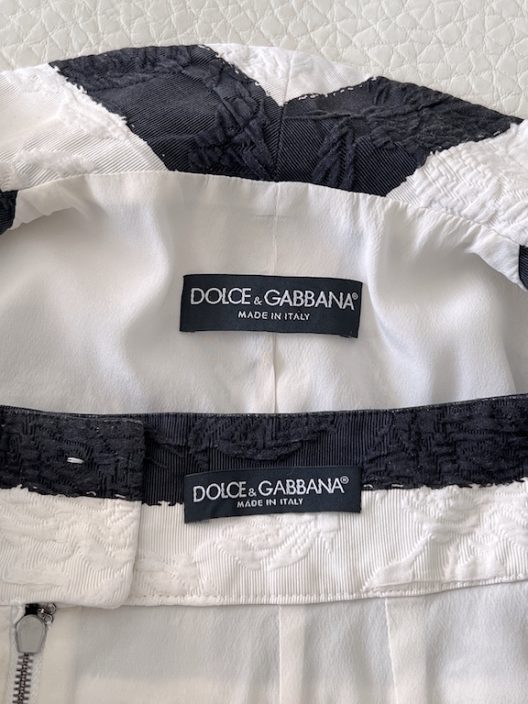 Dolce & Gabbana silk-cotton suit