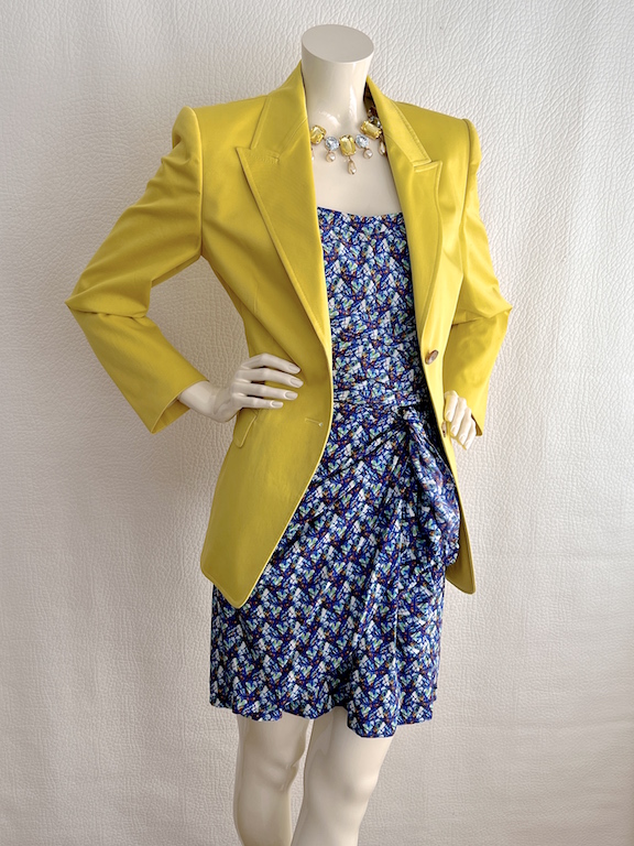 Escada yellow blazer