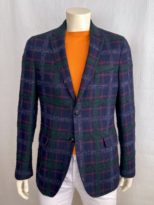 Etro wool plaid jacket