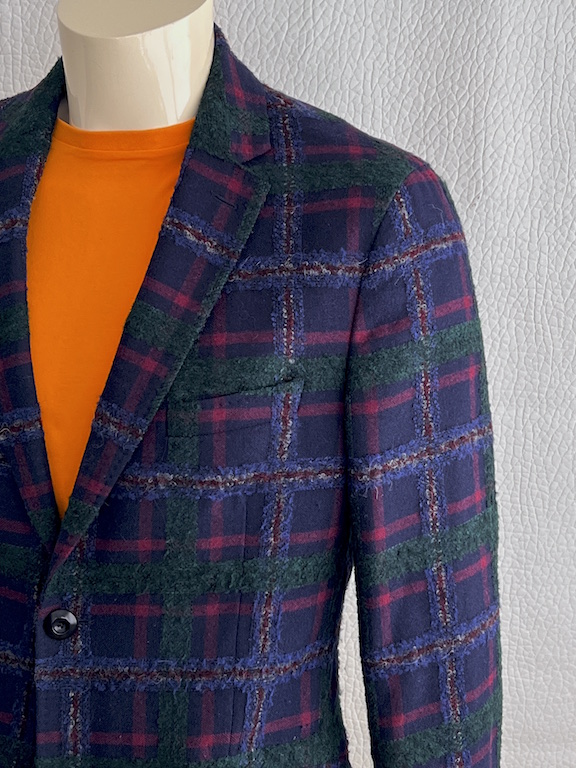 Etro wool plaid jacket