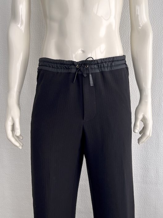Giorgio Armani black jogger dress pants