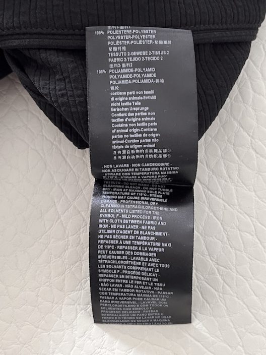 Giorgio Armani black jogger dress pants