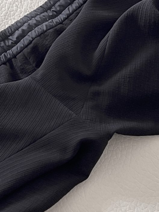 Giorgio Armani black jogger dress pants