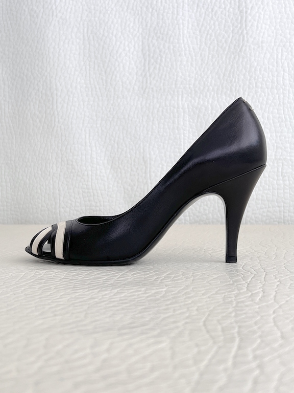 Chanel Peep Toe Heels 85mm 