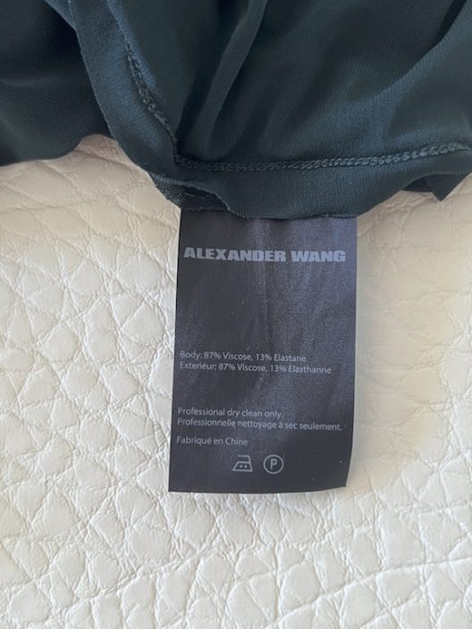 Alexander Wang draped dress