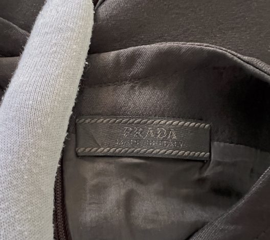 Prada silk-wool dress