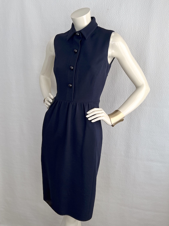 Prada navy knit dress