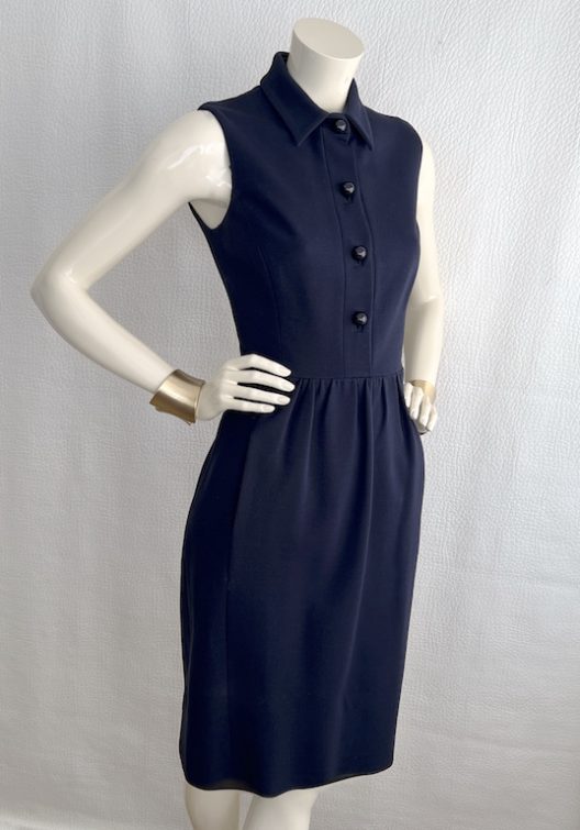 Prada navy knit dress