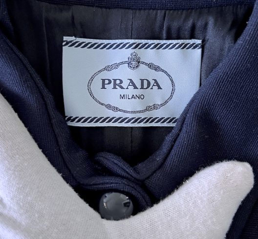 Prada navy knit dress