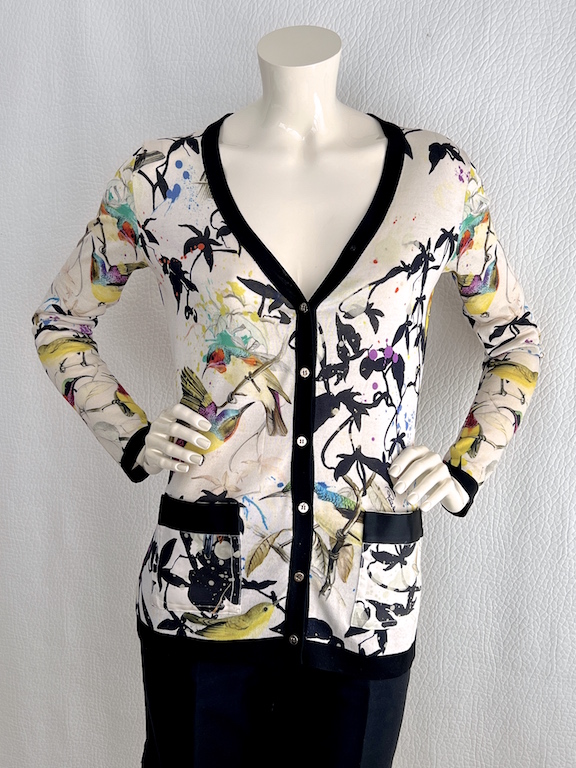 Roberto Cavalli silk cardigan