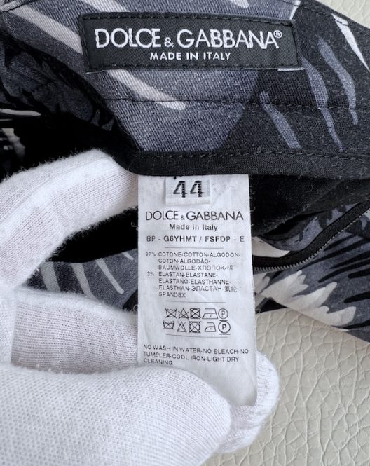 Dolce & Gabbana printed cotton shorts