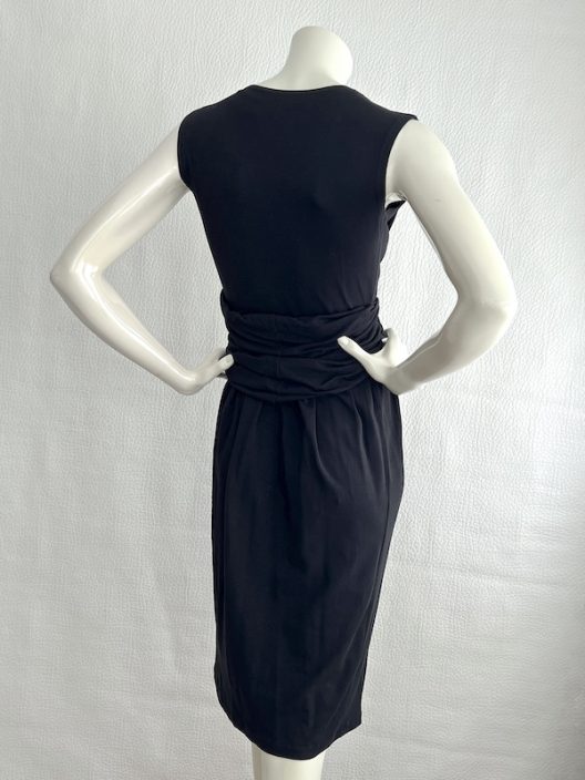 Prada draped little black dress