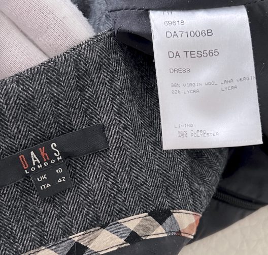 Daks London virgin wool dress