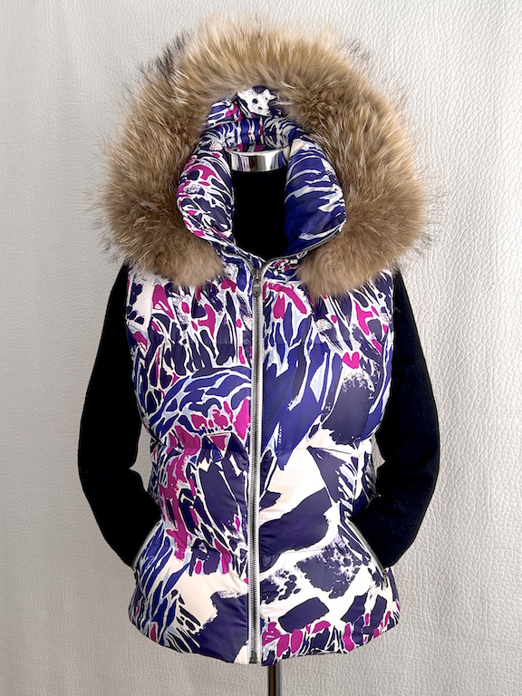 Emilio Pucci down vest with hood