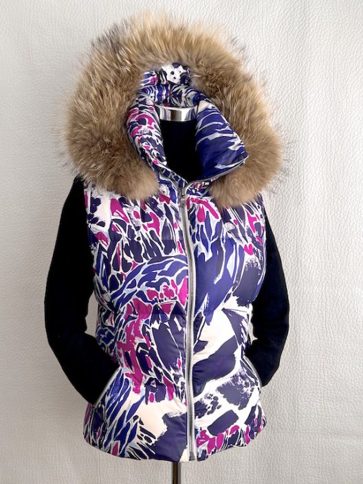 Emilio Pucci down vest with hood