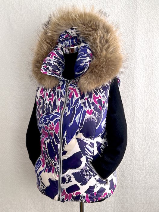 Emilio Pucci down vest with hood