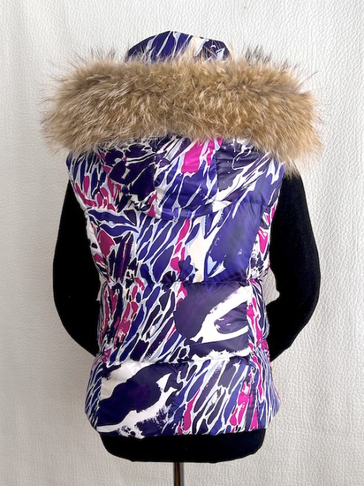 Emilio Pucci down vest with hood