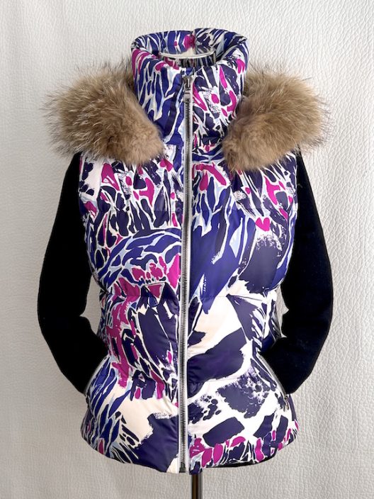 Emilio Pucci down vest with hood