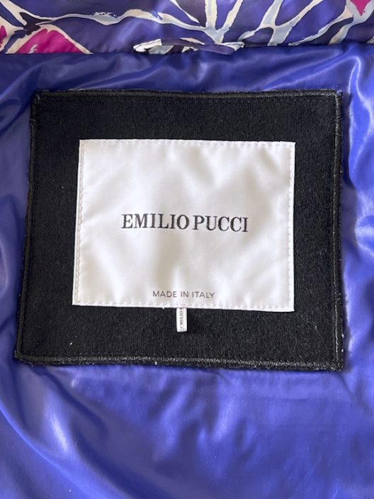 Emilio Pucci down vest with hood