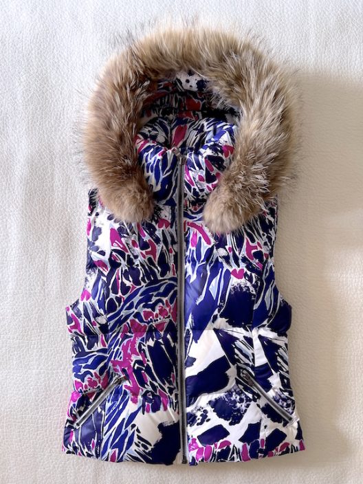 Emilio Pucci down vest with hood