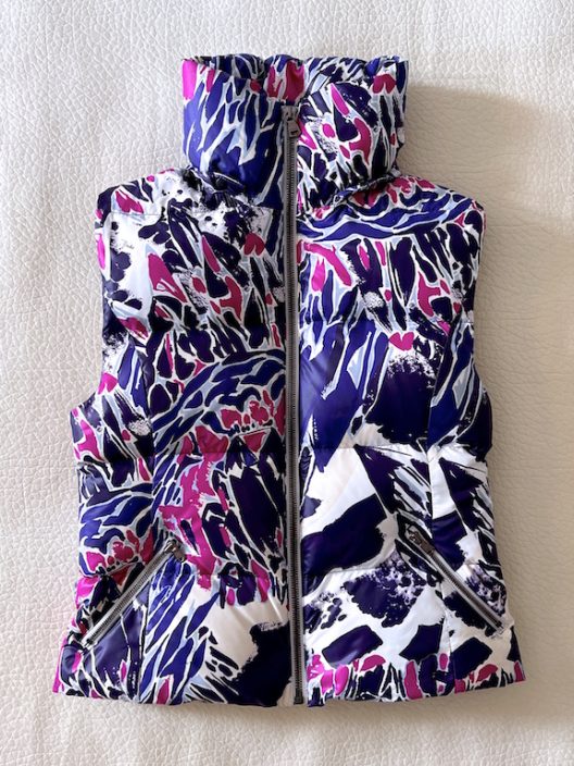 Emilio Pucci down vest with hood
