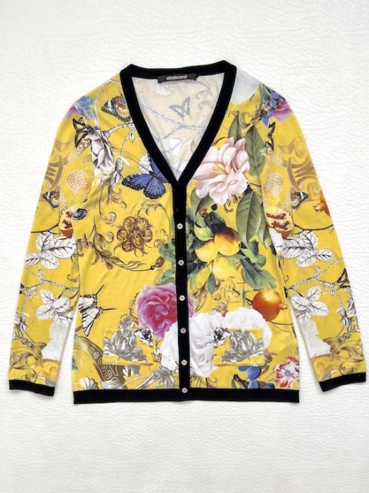 Roberto Cavalli silk cardigan