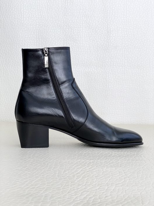 Saint Laurent "James 60" Leather chelsea boots