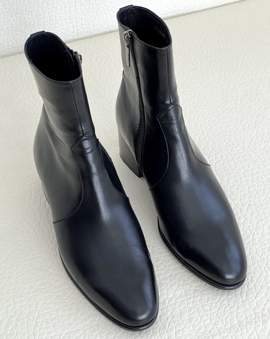 Saint Laurent "James 60" Leather chelsea boots