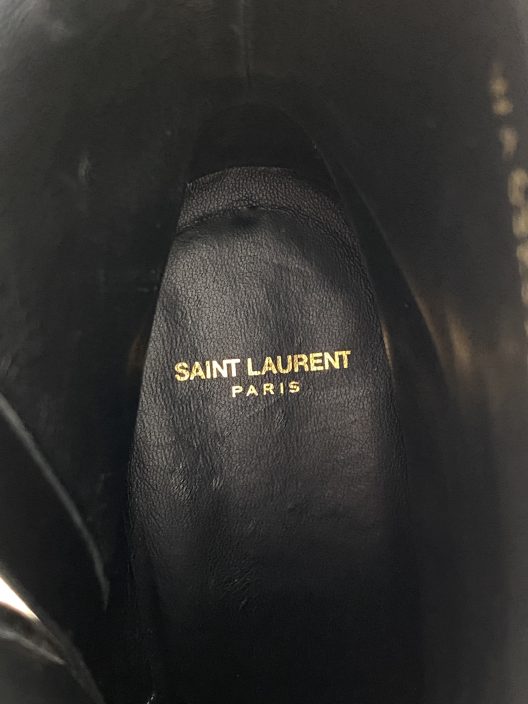 Saint Laurent "James 60" Leather chelsea boots