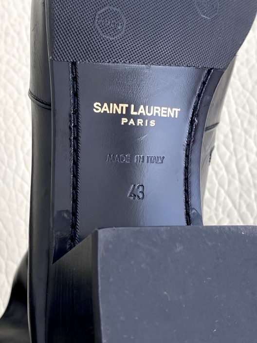 Saint Laurent "James 60" Leather chelsea boots